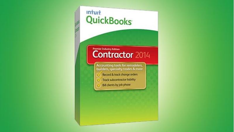 Picture of QuickBooks for Contractors 2014